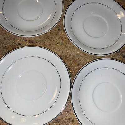SET OF FOURHarmony House China Saucers  /Plate. DECO MCM
