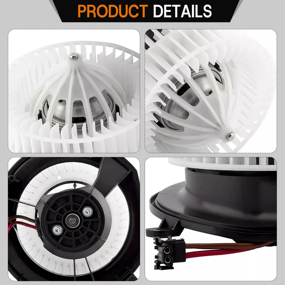 Motor soplador calentador aire acondicionado con jaula ventilador para Mercedes-Benz E280 CLS350 CLS550 Foto 3 de 4