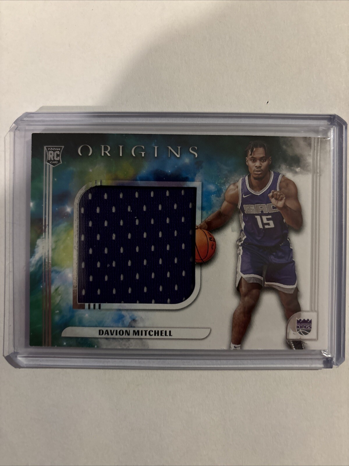 2021-22 Panini Origins - Rookie Jumbo Jerseys #JJ-MIT Davion Mitchell (MEM, RC)