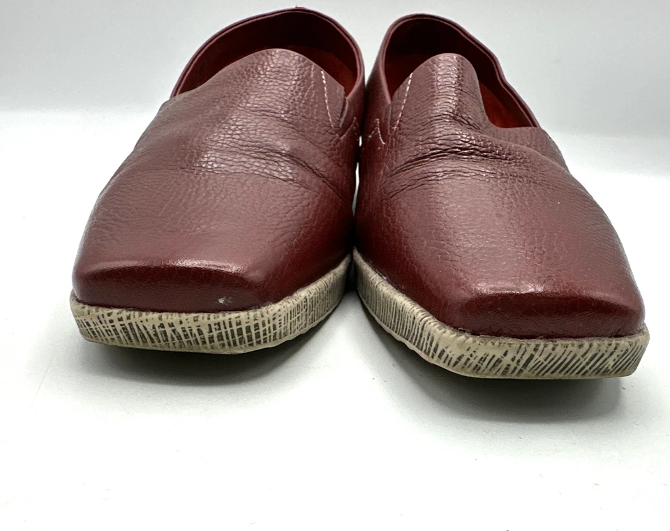 Mocasines Caprice para mujer talla UK 6-EU 38,5-US 8 rojo oscuro/vino cuero genuino Foto 4 de 4