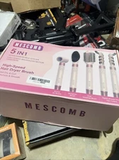 Mescomb 5-in-1 Hair Dryer Brush Set with High-Speed Brushless Motor, Diffuser