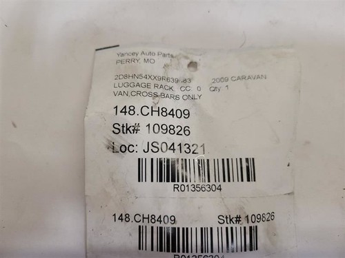2008 09 2010 DODGE CARAVAN CROSS BARS - Picture 8 of 12