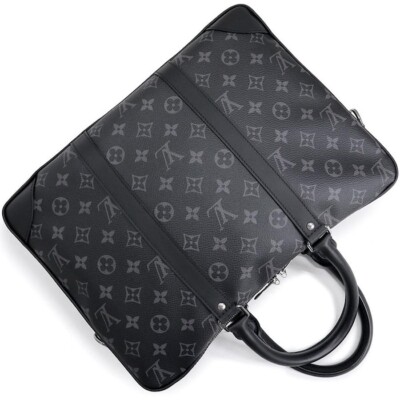 LOUIS VUITTON Business Bag Briefcase M46457 Monogram Eclipse