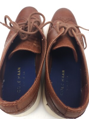 Cole Haan Grand OS Brown Wingtip Leather Dress Shoes C29414  display picture 2