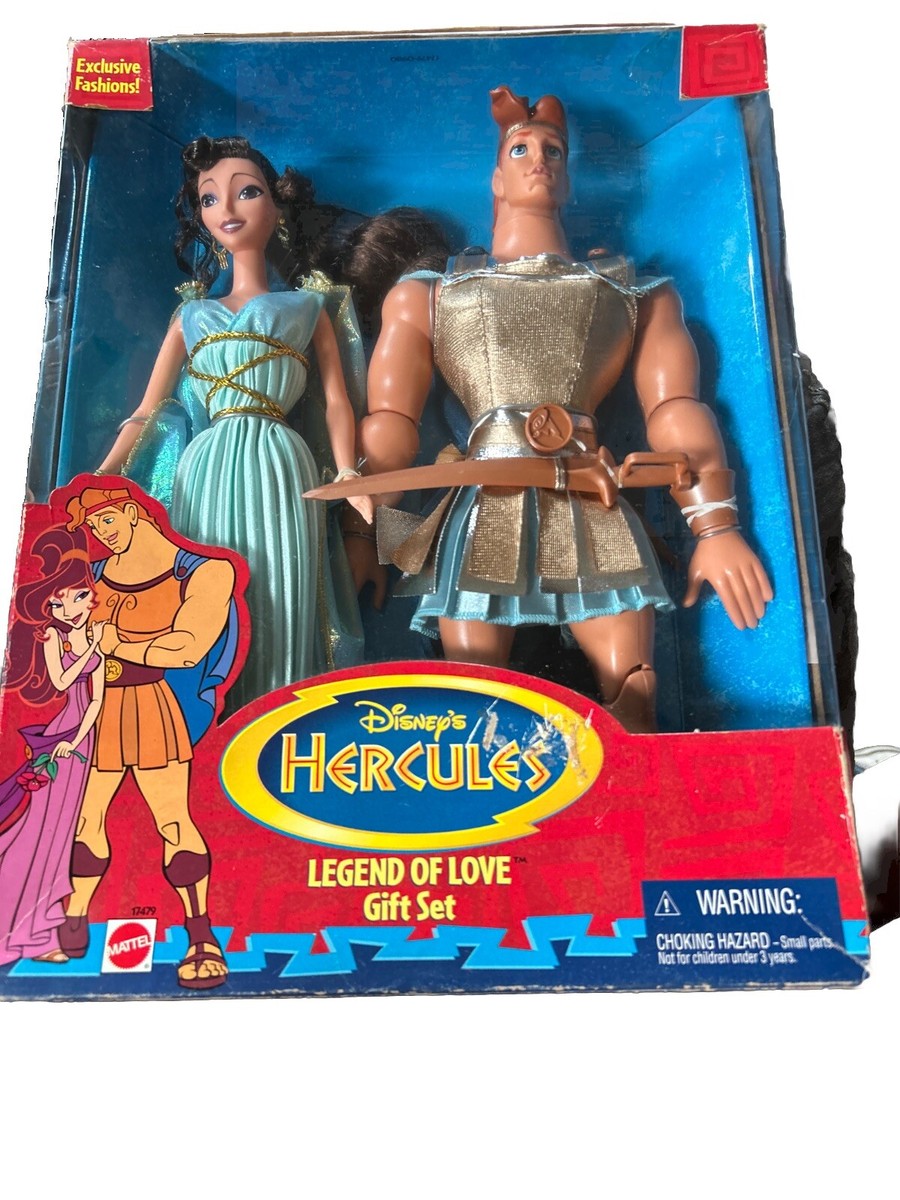 VTG 1997 Mattel Hercules & Megara Disney Legend of Love Gift Set