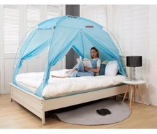 BESTEN Floorless Indoor Privacy Tent on Bed, Full/Queen, Mint