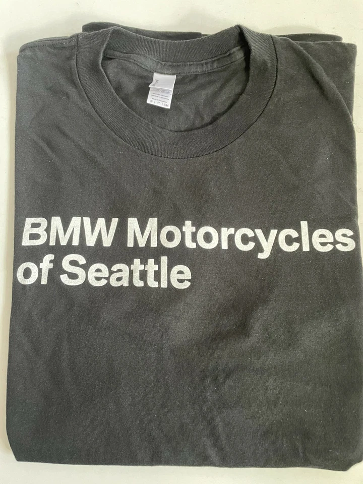 Nueva Camiseta Mediana Original Fábrica BMW MOTORCYCLES OF SEATTLE Envío Prioritario Foto 3 de 4