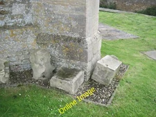 Photo 12x8 Bench  Mark  St  Mary's  church  tower Syston/SK9240 A clear m c2013