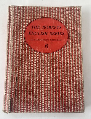 VINTAGE 1966 The Roberts English Series A Linguistics Program 6 Hardcover