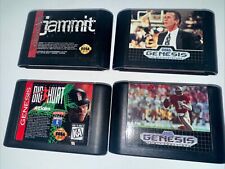 Sega Genesis Sports Games Lot Tested Authentic Joe Montana Bug Hurt Pat Riley !