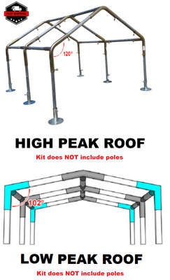 Ship PO BOX HI fittings Only Canopy Shade Tent Car Boat Connectors 20x40