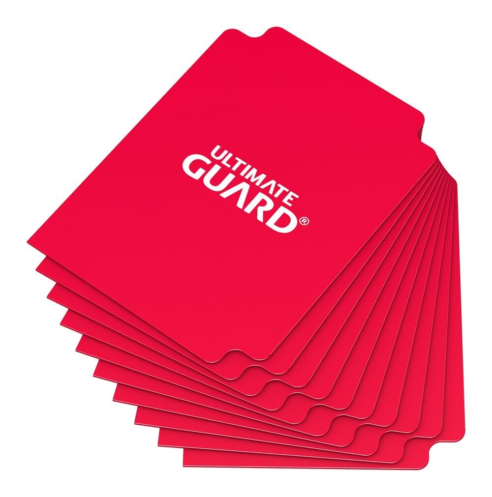 Divisori mazzi di carte Card Dividers Standard Size Red (10) Ultimate Guard