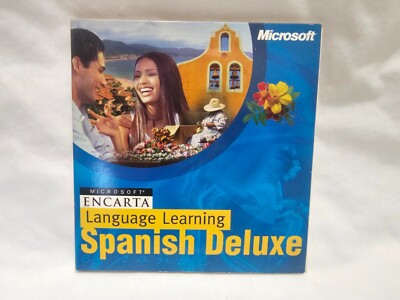 Microsoft Encarta Language Learning Spanish Deluxe - 4 Discs