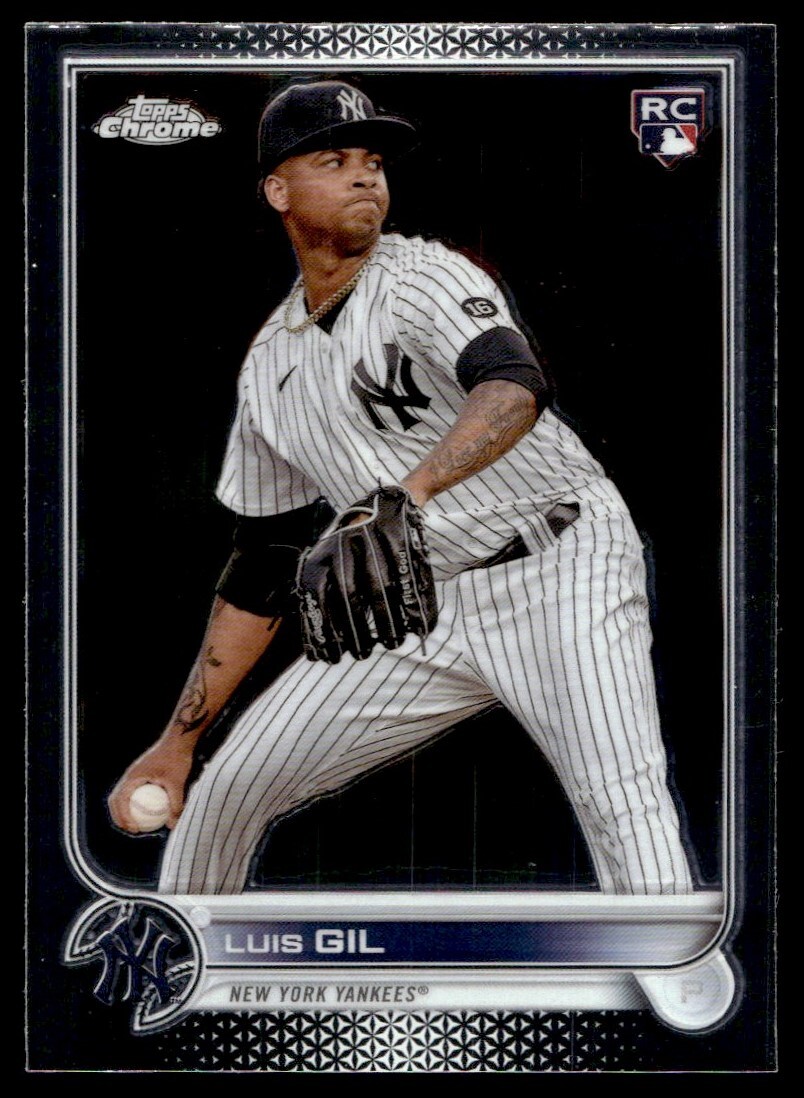 2022 Topps Chrome Sonic Luis Gil Rookie G37 New York Yankees #202