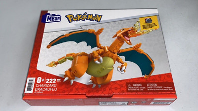 NEW! 2022 Mattel Pokemon Charizard Mega Construx  222- Build & Display! Sealed