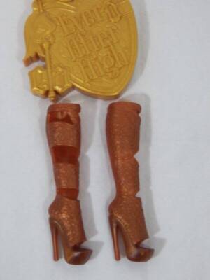 ~Ever After High~ Archery Club Rosabella Beauty Rose Gold Open Toe Heels Shoes