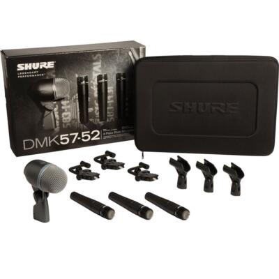 NEW For Shure DMK 57-52 DMK57-52 Drum SM57 Beta 52A Microphone Kit Pack Mic