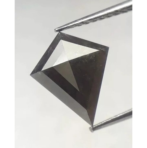 1,50 ct natürlicher loser Diamant schwarze Farbe Drachenform Diamant Salz und Pfeffer  - Bild 7 von 9