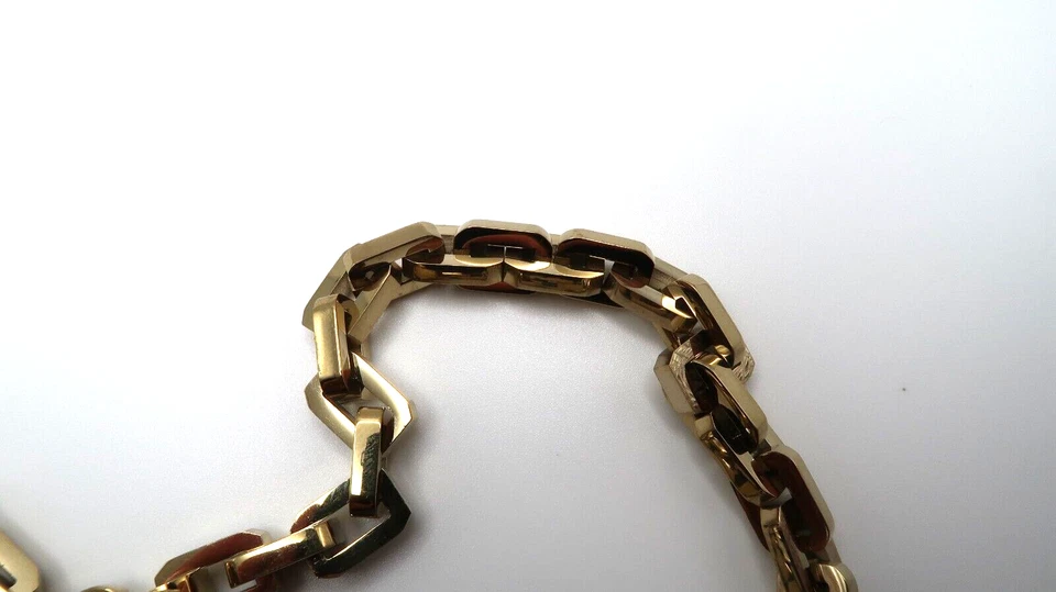 $350 EDDIE BORGO Supra Link Collar Necklace 17.75" x 8mm Excellent Condition NB9 - Image 4 of 4