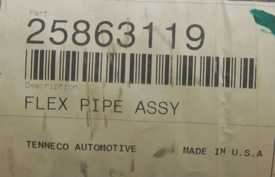 Tubo flexible de escape Topkick/Kodiak C6500-C8500 2007-2009 con abrazaderas nuevo OEM 25863119 Foto 3 de 4
