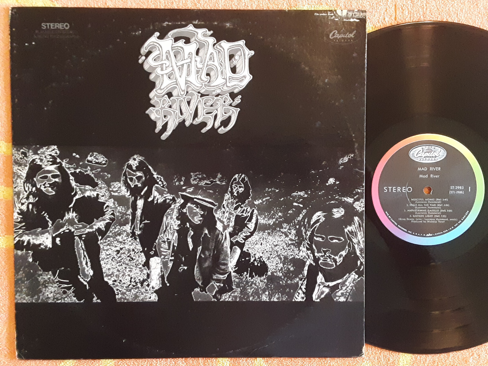 MAD RIVER Self Titled LP Capitol 1968 PSYCHEDELIC ROCK First Scranton Pressing