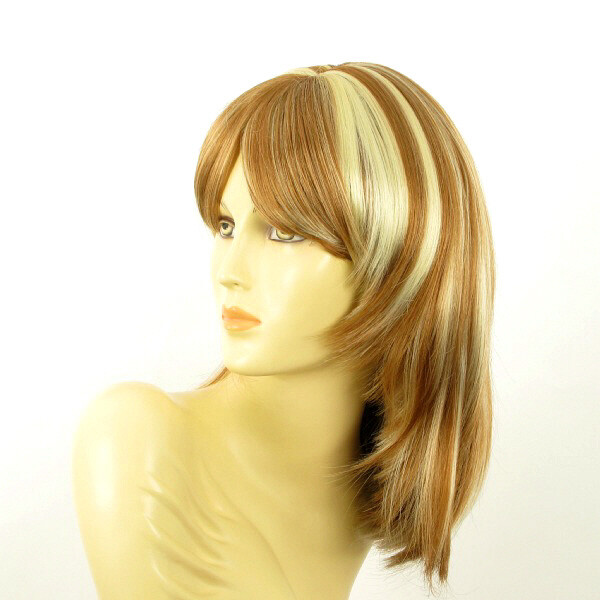 Perruque haut de gamme EDITH F27613 couleur blond cuivré lumineux - 2