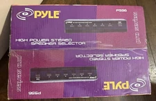 Pyle Home Premium New and Improved 6 Zone Channel Speaker Switch Selector...
