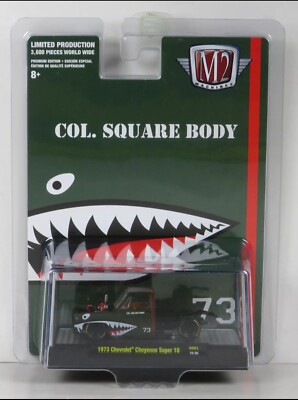 M2 Machines Col Square Body 1973 Chevrolet Cheyenne Super 10 Pickup Truck HS01 5
