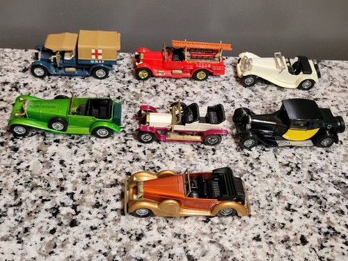 1969-83 Matchbox Lesney Cars Of Yesteryear Lot Bugatti Rolls Royce Mercedes RAF - Picture 3 of 8