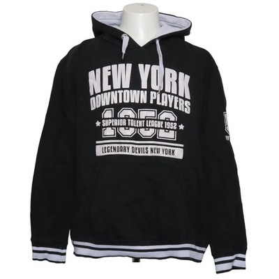 Identic, Kapuzenpullover, Größe: 56/58, Schwarz, Print, Herren #Nzv