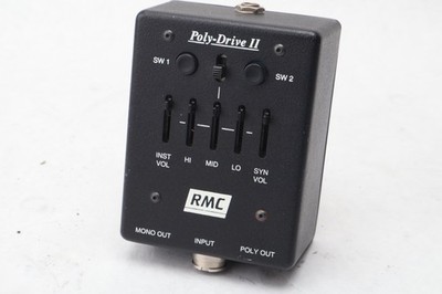 RMC Poly-Drive II Preamp Equalizer Guitar Piezo Pickup Processor Vintage Unit