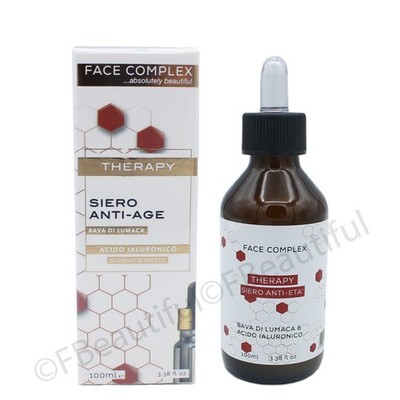 AntiAge Therapy Face Serum with Hyaluronic Acid + Anti-Wrinkle Snail Slime 100ml
