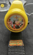WOW! Raro reloj de personajes vintage Beatles Yellow Submarine pieza de coleccionista años 90