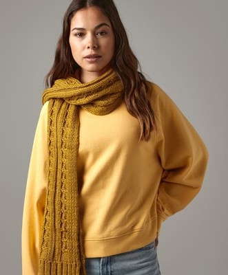Beechfield Herbst Winter Schal Cable Knit Melange Scarf B499 NEU Soft Touch