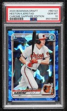 2020 Bowman Chrome Draft Sapphire Edition Heston Kjerstad PSA 10 GEM MT 0xy0