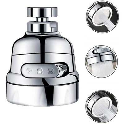 360 Degree Rotating Faucet Movable Kitchen Tap Head Water Saving Nozzle Sprayer