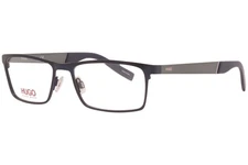 Hugo Boss HG-0228 FLL Eyeglasses Men's Matte Blue Full Rim Optical Frame 54mm