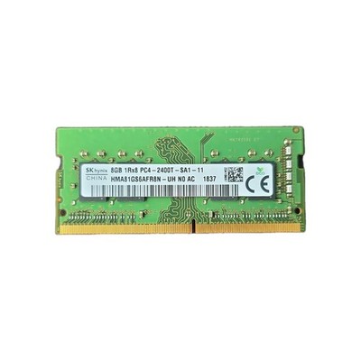 SK hynix 8GB Kit DDR4 SO-DIMM PC4-2400T 1Rx8 HMA81GS6AFR8N-UH