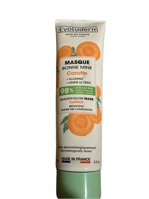 Evoluderm Carrot Healthy Glow Mask 5.3 oz