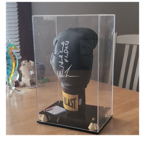 Mike Tyson Evander Holyfied Boxing Glove with Display Authenticated PSA