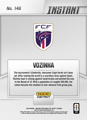 2026 Panini Instant FIFA World Cup #146 Vozinha Cape Verde RC