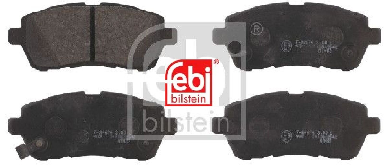 Febi Bilstein Bremsbelagsatz, Scheibenbremse 16771 Vorderachse Für Daihatsu Subaru Suzuki Toyota Mazda - Image 2