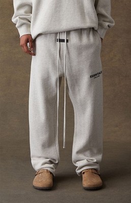 NWT Essentials By Fear Of God Light Oat Cuffed Sweatpants (Large)