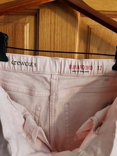 J CREW Crewcuts Girl Size 12 Pale Pink Stretch Jeans Elastic Waist