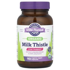Oregon s Wild Harvest Milk Thistle 90 Vegetarian Capsules Dairy-Free,