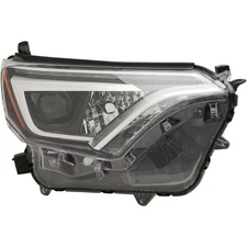 For Toyota RAV-4 2016 2017 2018 Headlight Passenger Side LED | Clear Lens | CAPA