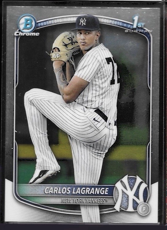 2025 Bowman Chrome 1st Carlos LaGrange BCP-202 New York Yankee