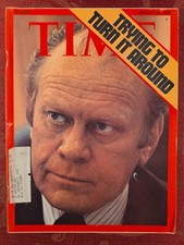 TIME magazine January 20 1975 Jan 1/20/75 President GERALD FORD ECONOMY