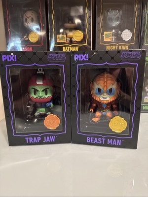 PIX! Masters Of The Universe Beast Man CHASE & Trap Jaw HERO Vinyl Figures