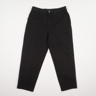 Vintage MAC Damen Jeans Gr. 46 Schwarz Baumwolle Tapered 5-Pocket High Waist - Bild 1 von 4